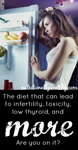 The diet that leads to infertility, toxicity, low thyroid & more! Are YOU on it? | Nutritionally Wealthy