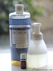 DIY Castile Hand soap with Essential Oils | Nutritionally Wealthy