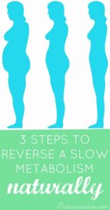 3 Steps to reverse a slow metabolism naturally! (#1 is an eye opener!) - NW